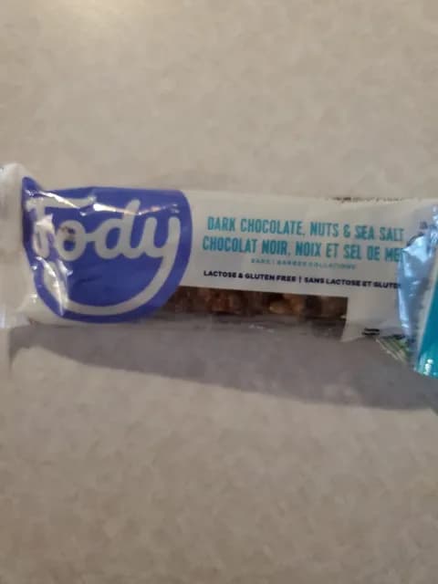 Fody Dark Chocolate, Nuts & Sea Salt, Lactose & Gluten Free