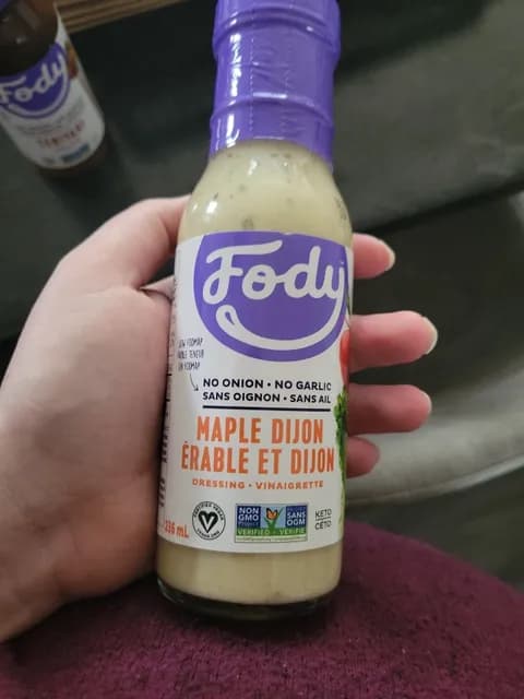 Fody No Onion No Garlic Maple Dijon Dressing