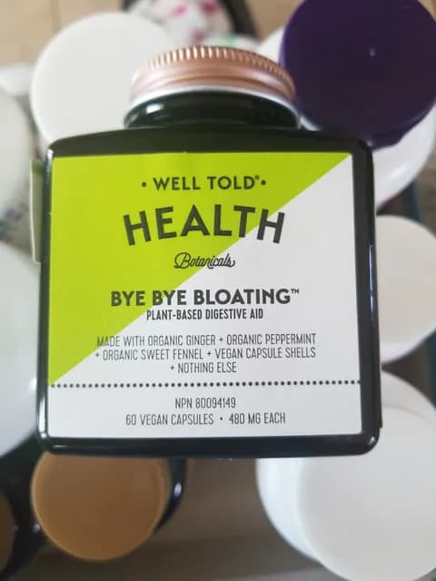 Well Told Health Botanicals Bye Bye Bloating Plant-Based Digestive Aid