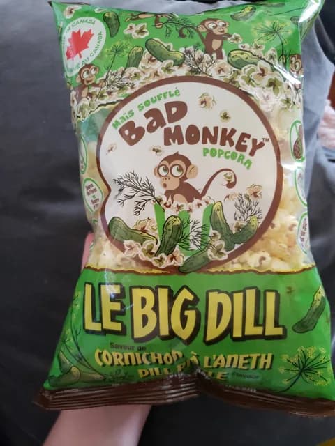 Bad Monkey Le Big Dill Popcorn