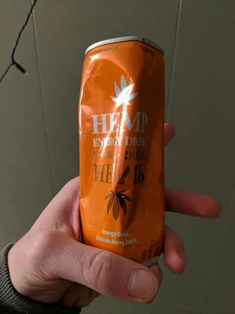 Hemp Mango Energy Drink