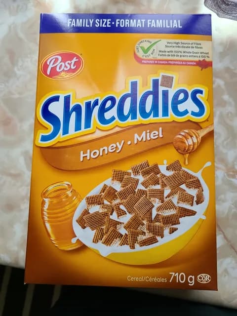 Post Shreddies Honey Cereal Family Size