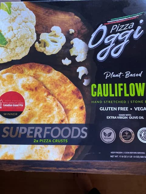 Oggi Pizza Plant-Based Cauliflower