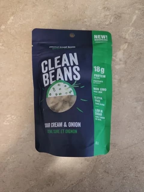 Nutraphase Clean Beans Sour Cream & Onion Roasted Bread Beans