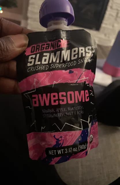 Organic Slammers Awesome Crushed Superfood Snack