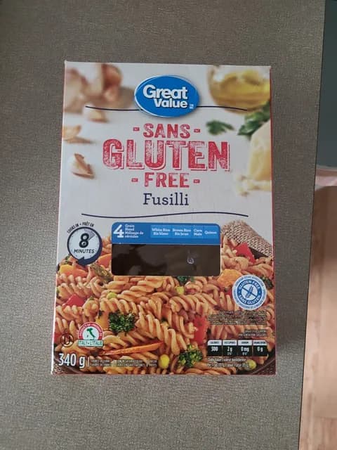 Great Value Gluten Free Fusilli