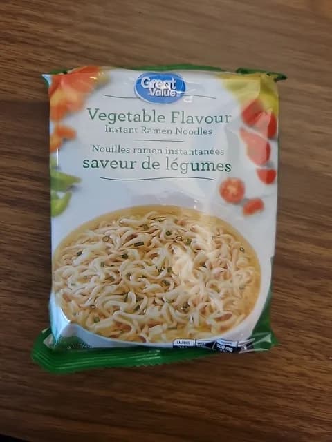 Great Value Vegetable Flavour Instant Ramen Noodles