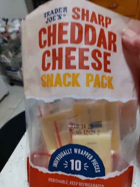 Trader Joe'S Sharp Cheddar Cheese Snack