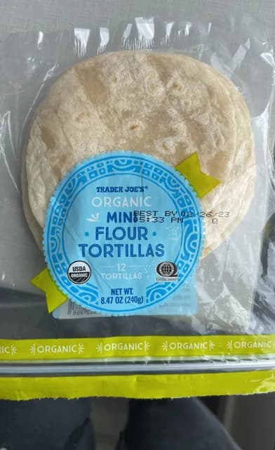 Trader Joe'S Organic Mini Flour Tortillas