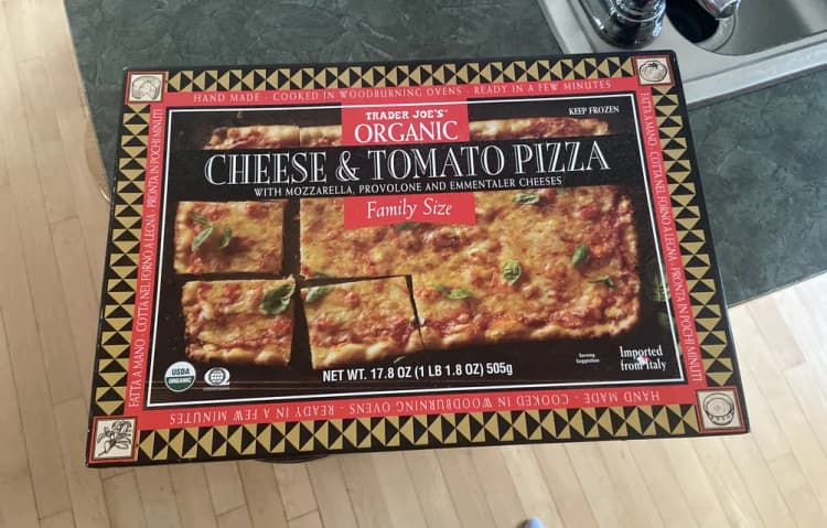 Trader Joe'S Organic Cheese & Tomato Pizza Family Size