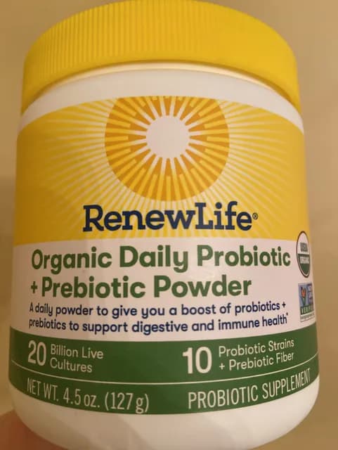 Renewlife Organic Daily Probiotic + Prebiotic Powder