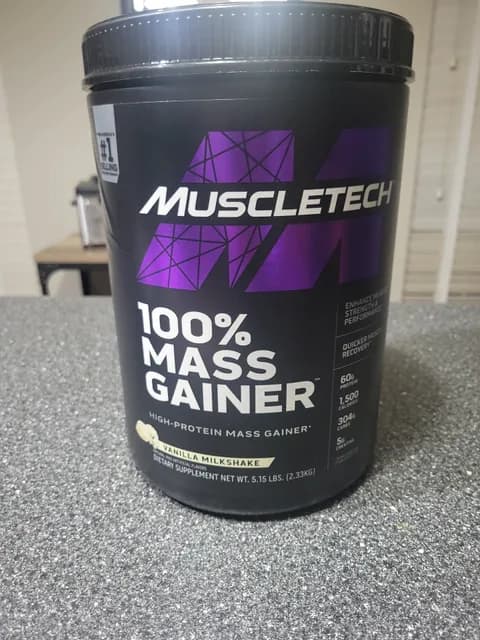 Muscletech 100% Mass Gainer Vanilla Milkshake