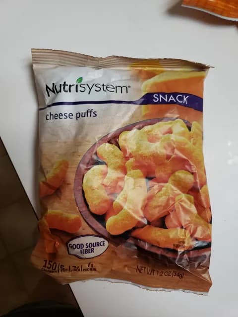 Nutrisystem Cheese Puffs Snack