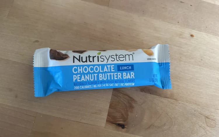 Nutrisystem Chocolate Peanut Butter Bar