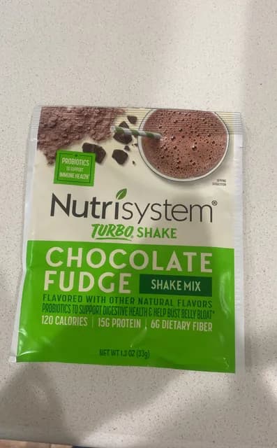 Nutrisystem Turbo Shake Chocolate Fudge Shake Mix