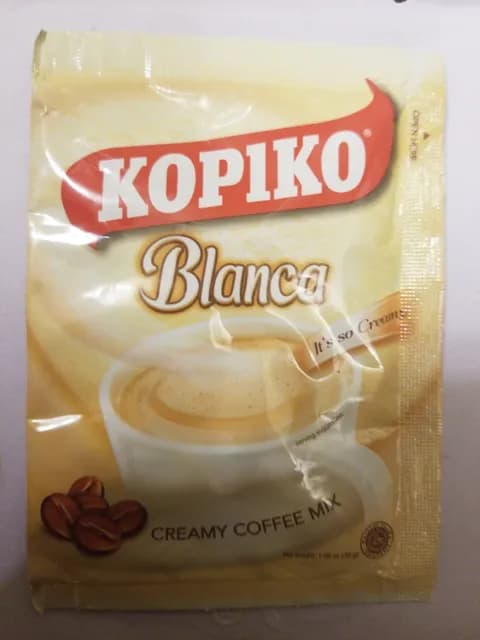 Kopiko Blanca Creamy Coffee Mix
