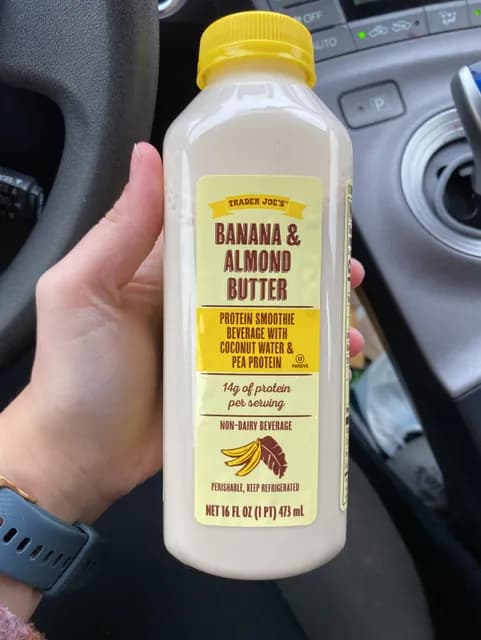 Trader Joe's Banana & Almond Butter Protein Smoothie