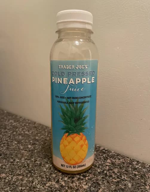 Trader Joe'S Cold Pressed Pineapple Juice
