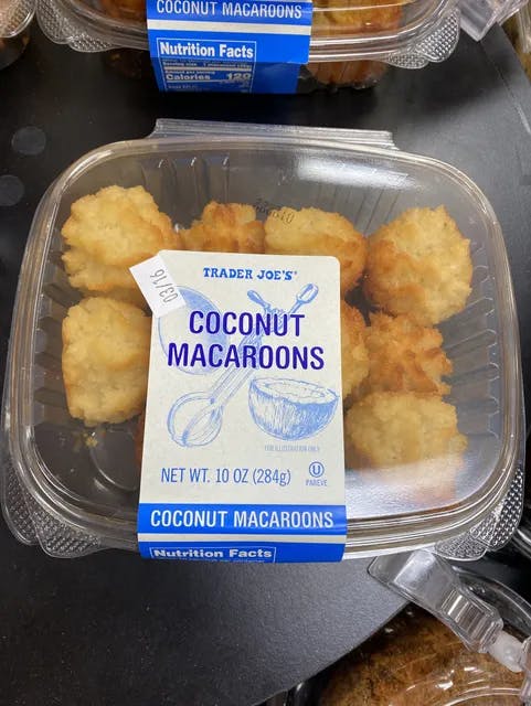 Is it Egg Free? Trader Joe's Coconut Macaroons
