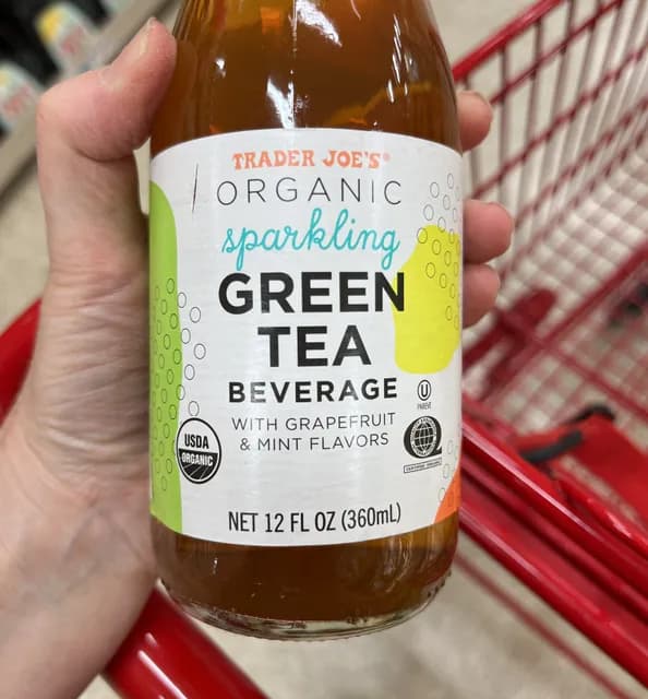 Trader Joe'S Organic Sparkling Green Tea Beverage