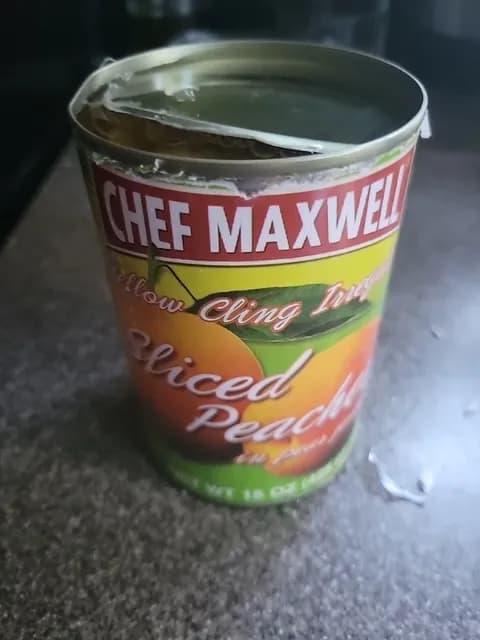 Chef Maxwell Yellow Cling Irregular Sliced Peaches In Pear Juice