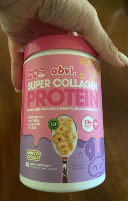 Obvi Super Collagen Protein Honey'Os Cereal