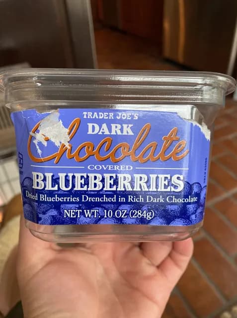 Trader Joe'S Dark Chocolate Covered Blueberries