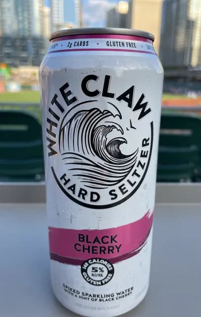 White Claw Hard Seltzer, Black Cherry Flavor