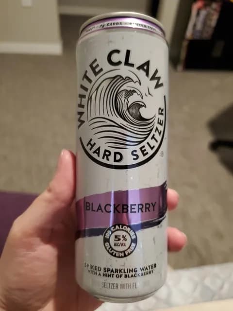 White Claw Hard Seltzer Blackberry Spiked Sparkling Water