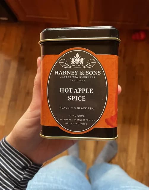 Harney & Sons Master Tea Blenders, Hot Apple Spice Flavored Black Tea