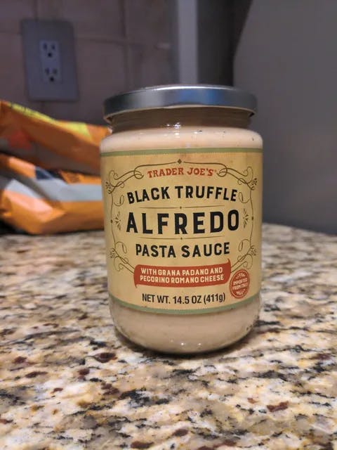 Is it Low FODMAP? Trader Joe's Black Truffle Alfredo Pasta Sauce
