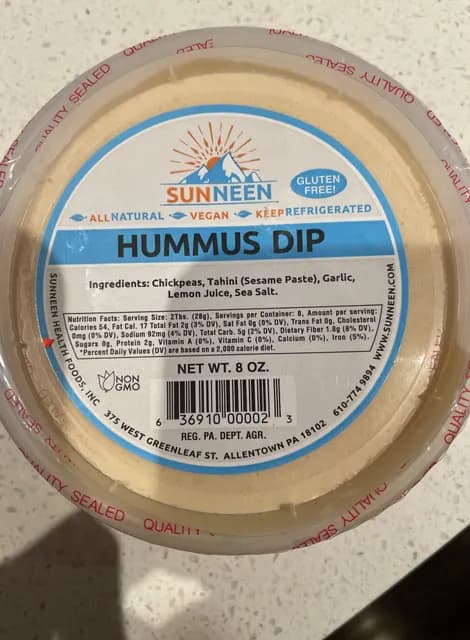Sunneen Hummus Dip