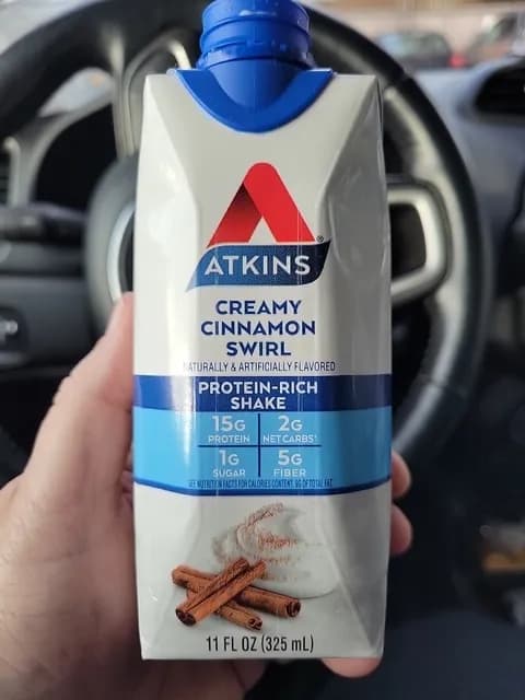 Atkins Creamy Cinnamon Swirl Protein-Rich Shake