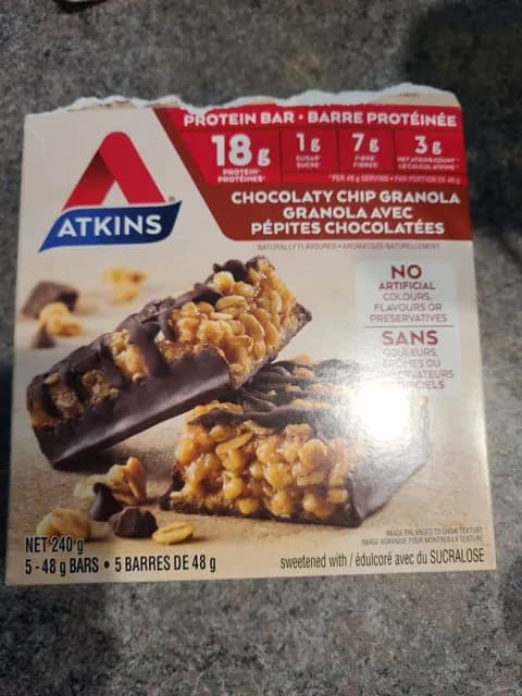 Atkins Chocolaty Chip Granola Protein Bar