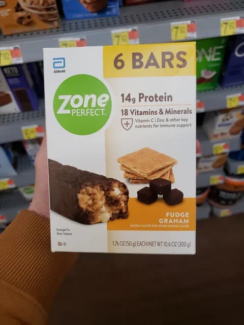 Zoneperfect Fudge Graham Bars