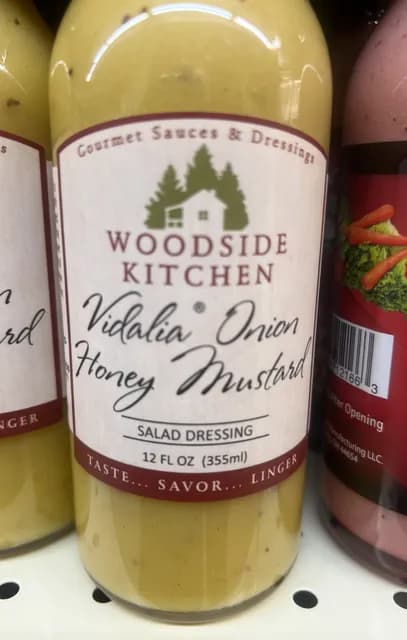 Woodside Kitchen Vidalia Onion Honey Mustard Salad Dressing