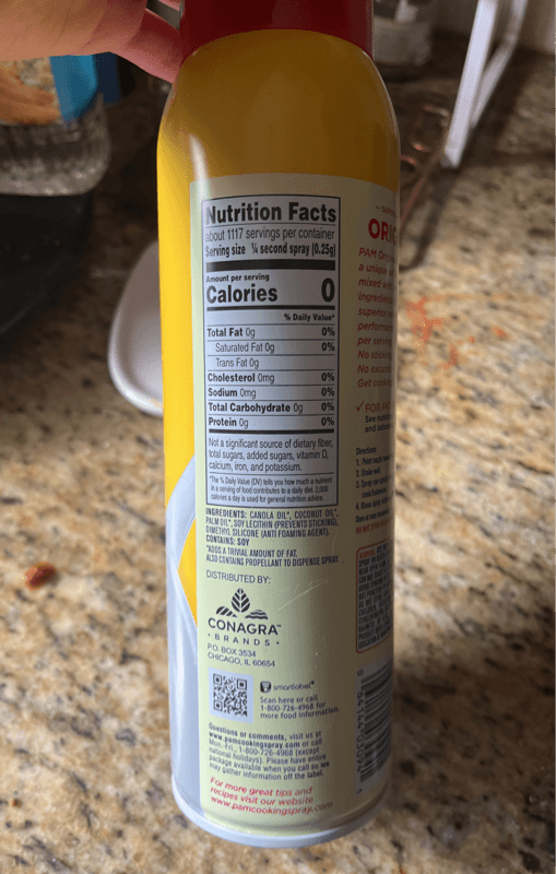 Pam Original Canola Oil Blend