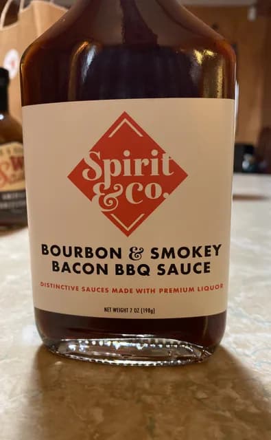 Spirit & Co. Bourbon & Smokey Bacon Bbq Sauce