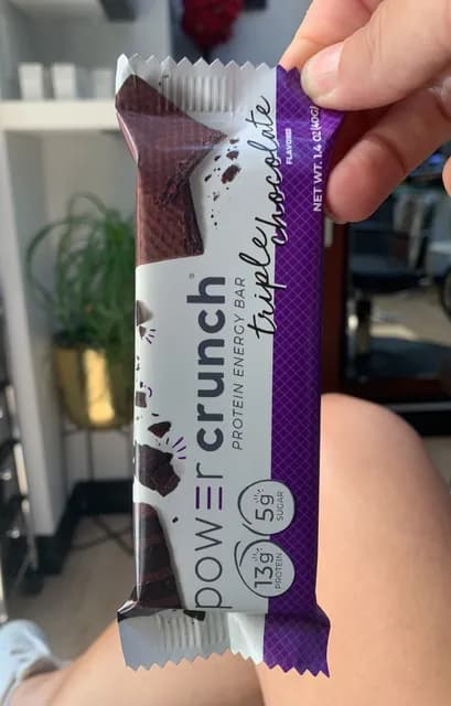 Powder Crunch Protein Energy Bar Triple Chocolate Flavored