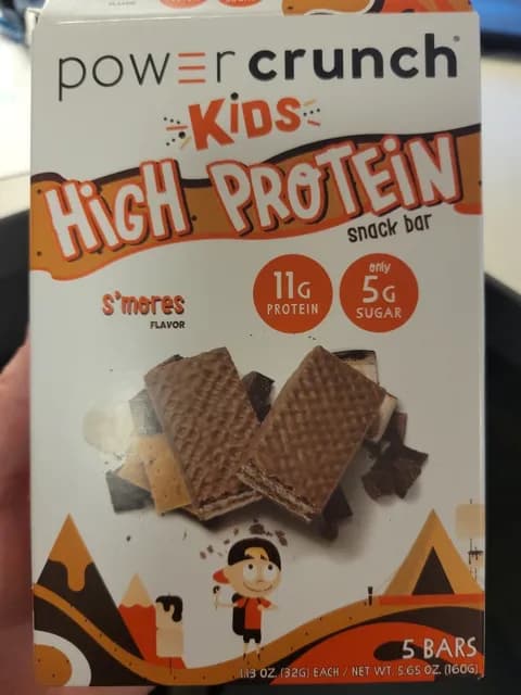 Power Crunch Kids High Protein S’Mores Snack Bar
