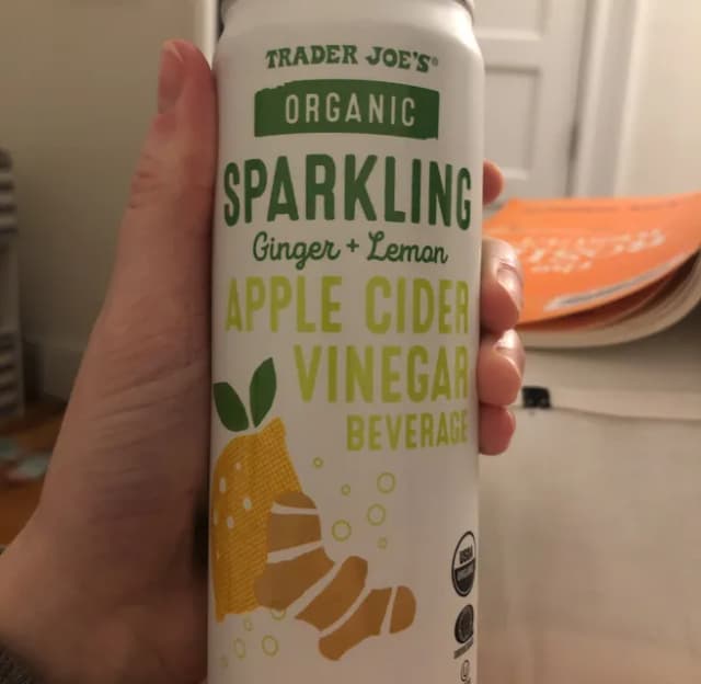 Is it Interstitial Cystitis Friendly? Trader Joe's Organic Sparkling Ginger + Lemon Apple Cider Vinegar Beverage