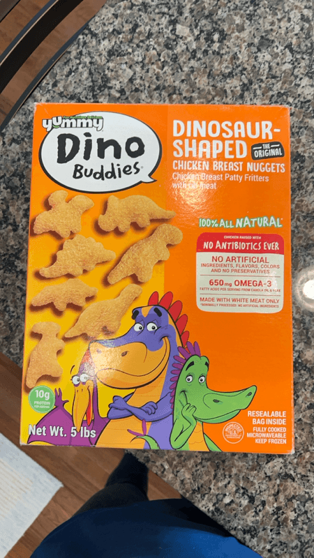Yummy Dino Buddies Chicken Breast Nuggets