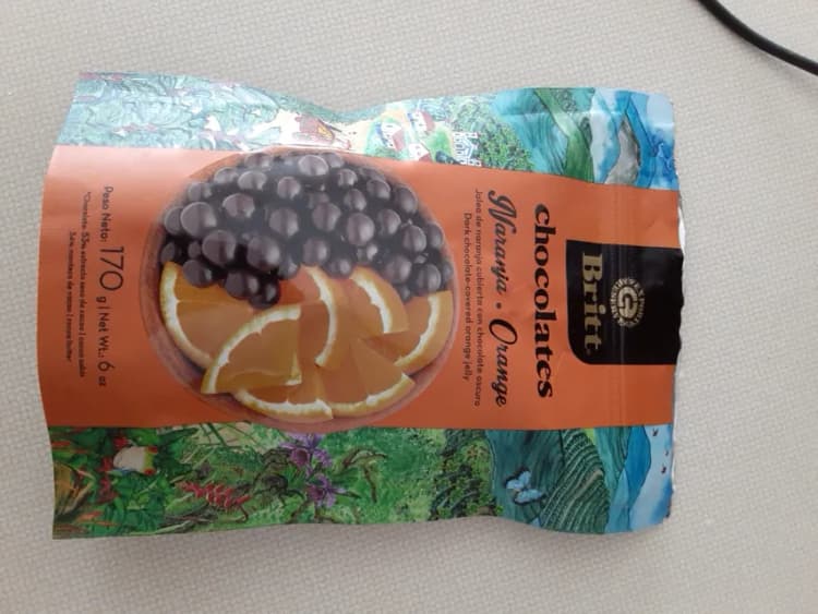 Britt Dark Chocolate Covered Orange Jelly
