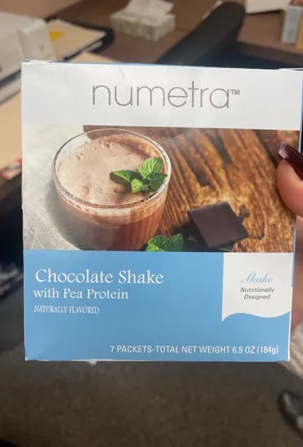 Numetra Chocolate Shake With Pea Protein