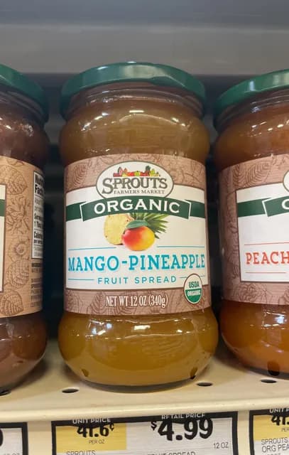 Sprouts Farmers Market Organic Mango-Pineapple Fruit Spread