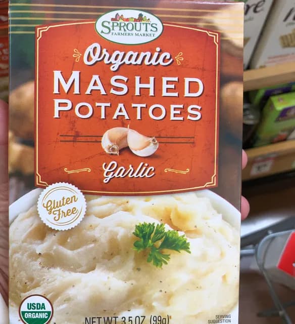 Sprouts Farmers Market Organic Garlic Mashed Potatoes