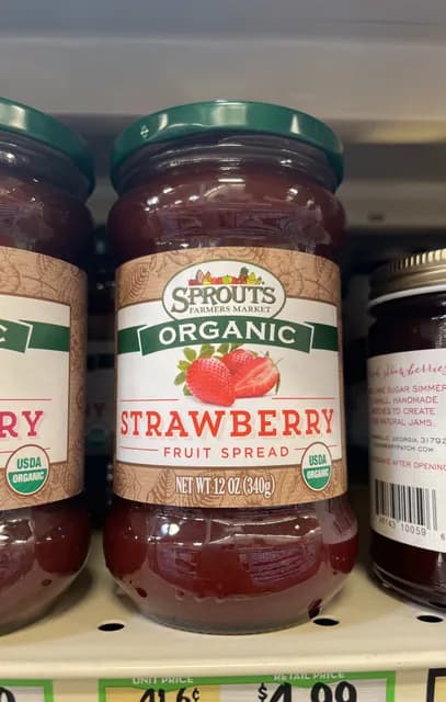 Sprouts Farmers Market Organic Strawberry Fruit Spread