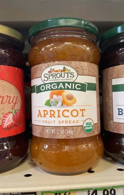 Sprouts Farmers Market Organic Apricot Fruit Spread