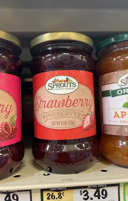 Sprouts Farmers Market Strawberry Preserves