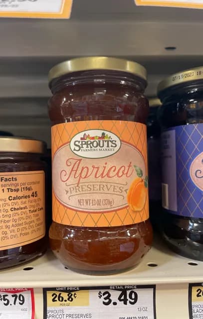 Sprouts Farmers Market Apricot Preserves